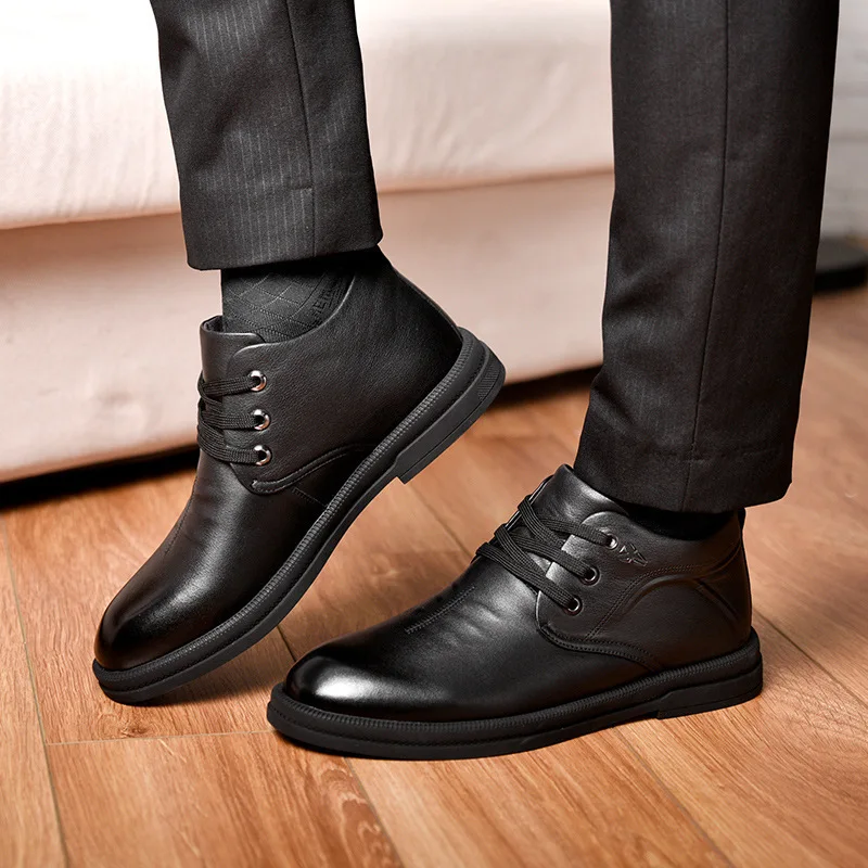 

FGN Bullock Business Formal Wear Leather Shoes Men's Genuine Leather 2019 Autumn & Winter New Style MEN'S SHOES Trendy Shoes Vel