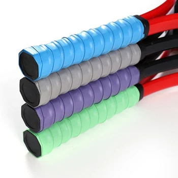 

New Non-slip Tennis Racket PU Tennis Grip Sweat-absorbent Belt Badminton Grip Sports Sweat-absorbent Tennis Accessories 2020 Y