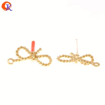 

Cordial Design 100Pcs 11*24MM Jewelry Accessories/Earrings Stud/Bowknot Shape/DIY Jewelry Making/Hand Made/Earring Findings