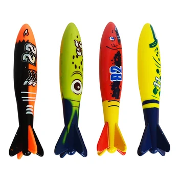 Divin-cohete lanzador de Torpedo para niños, juguete de submarinismo infantil para jugar al agua, 2 uds.