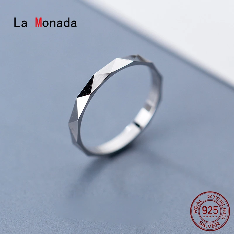 Ла Monada 45 мм-57 мм Серебряное кольцо 925 в Корейском стиле кольца для Для женщин