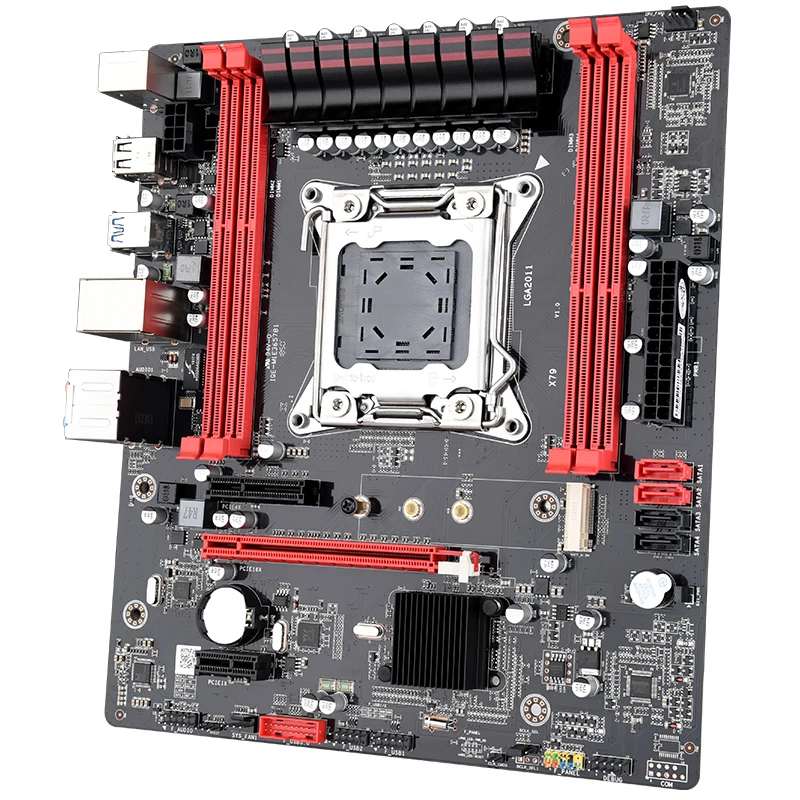 Набор материнских плат JINGSHA X79 с Xeon E5 2640 4x8 ГБ 32 1600 МГц DDR3 память ECC REG ATX USB3.0 SATA3 PCI E NVME