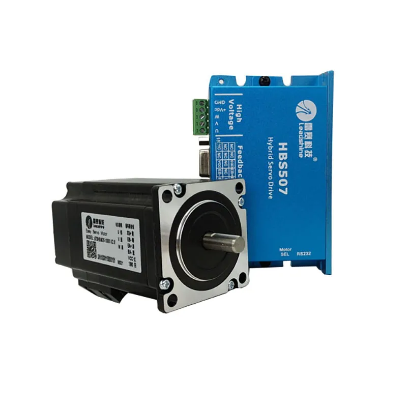 

Cloudray Leadshine HBS507 + 573HBM20-1000 nema23 3-фазный гибридный сервопривод с замкнутой петлей
