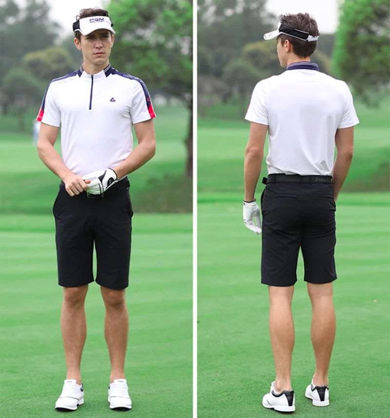 PGM Golf Men Short Sleeve T Shirts 