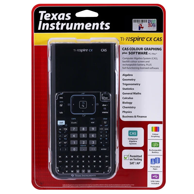 New100% Calculadora калькулятор США Texas Instrumetns Ti Nspire Cx Cas цветная графика английский Sat/ap специальный