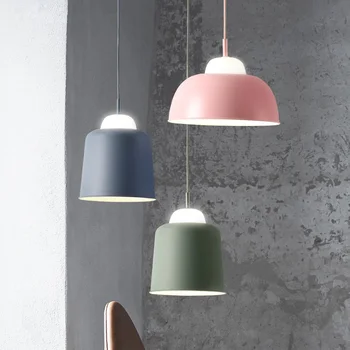 

LED Nordic Modern Designer hanging lights Restaurant Lamps Bedroom Bar Lighting dining room Fixtures Cafe Pendant Lights
