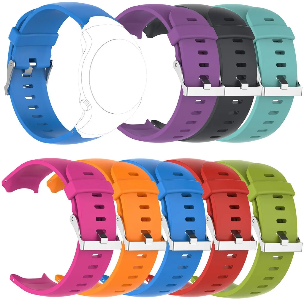 

eiEuuk Accessory Soft Silicone Gel Replacement Watchband Wrist Strap Bracelet for Garmin Approach S3 GPS Golf Watch
