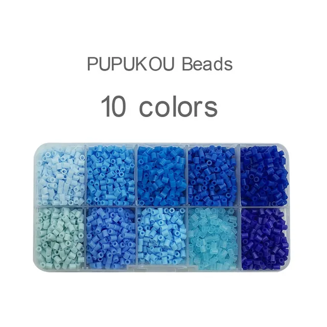 10 colours/Perler PUPUKOU Beads Mini Fuse Beads DIY toy Hama