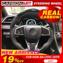 СВЕТОДИОДНЫЙ дисплею гонки рулевого колеса для Honda Civic 10th gen EX LX Смарт рулевого колеса для для Civic салона