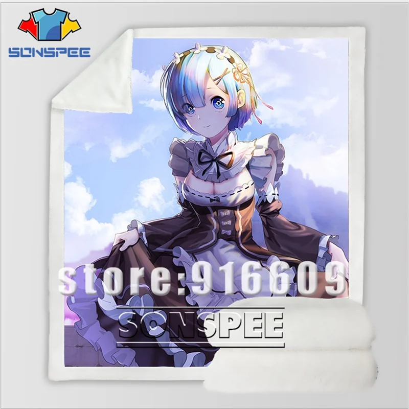 11 Сексуальный Re: zero двойной горничной Рам Rem Диван Постельные принадлежности офис Harajuku зимнее модное одеяло покрывало детское одеяло для путешествий одеяло для прогулок - Цвет: 11