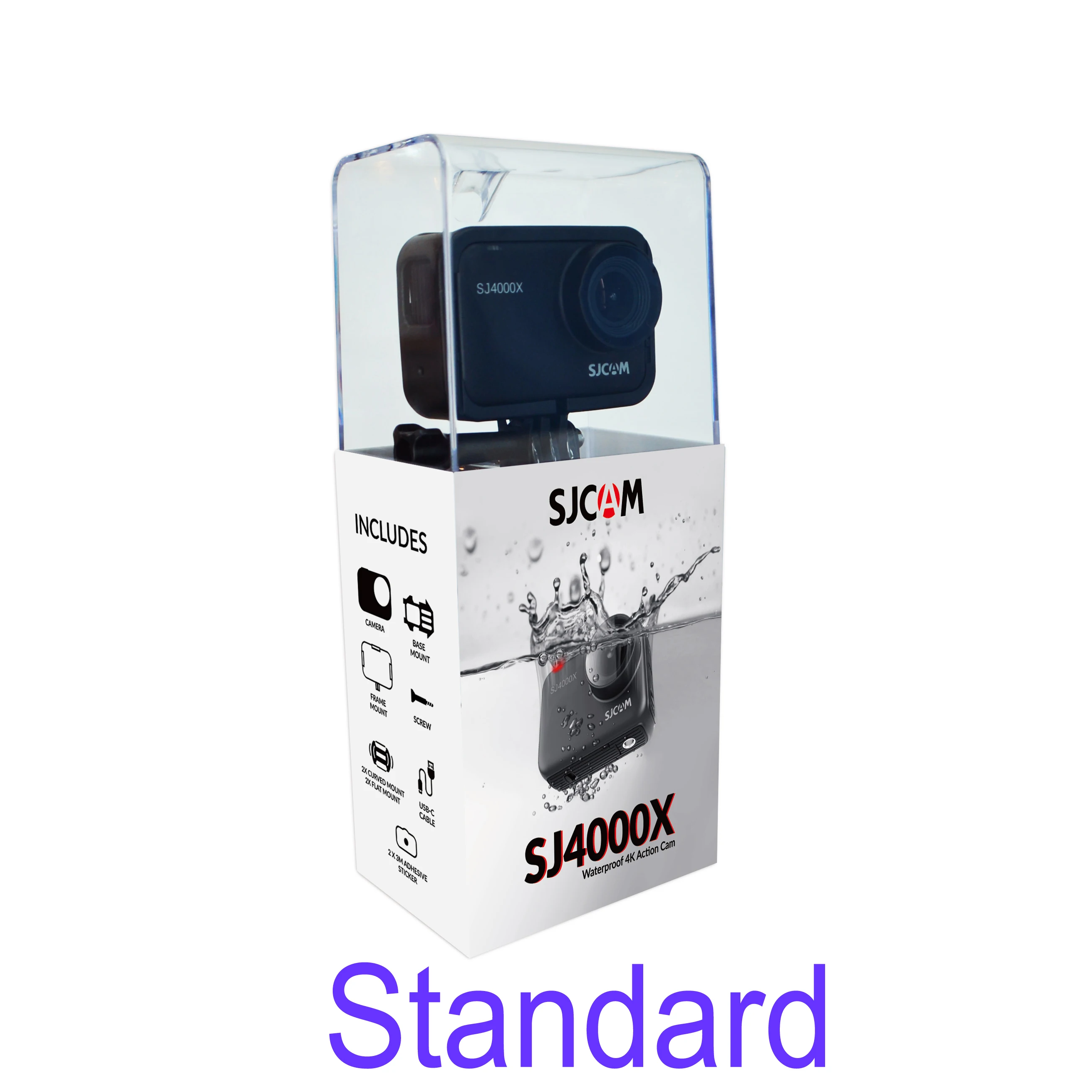 Standard Kit SJCAM SJ4000x гироскоп 4K24FPS WiFi Удаленная Экшн-камера Novatek NT96660 2,3" сенсорный экран 10 м корпус Водонепроницаемая спортивная видеокамера - Цвет: Standard Kit