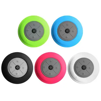 

Waterproof Shower Speaker with Suction Cup Portable Wireless Bluetooth Speaker for Smartphone with LED Lights