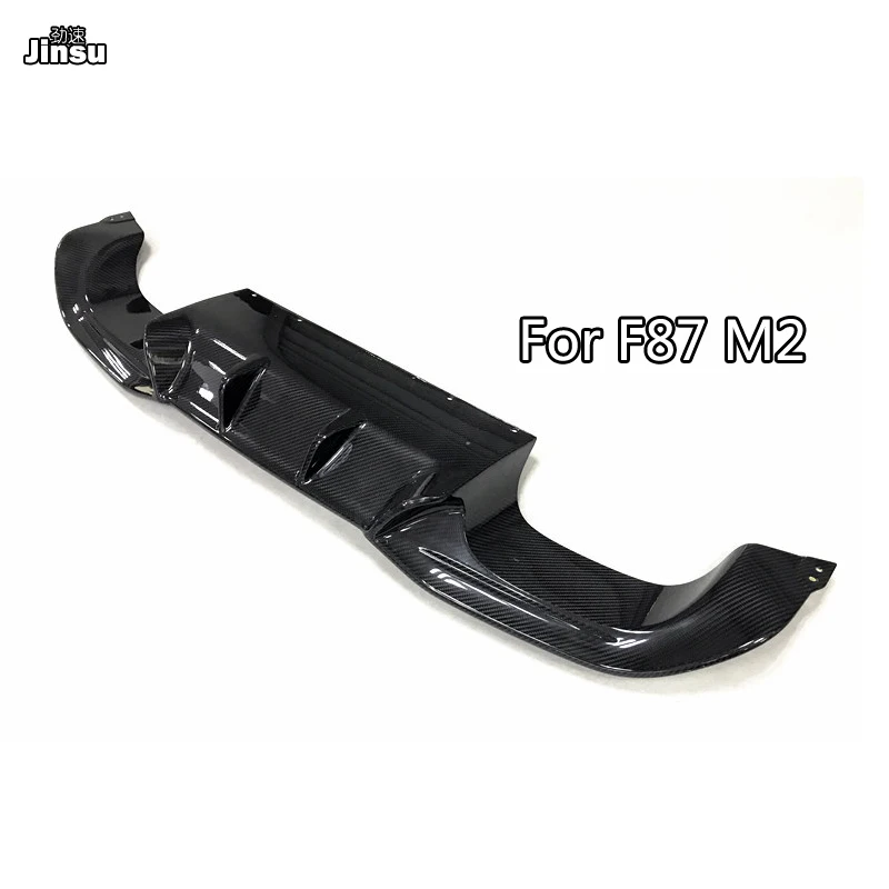 

AK style real carbon fiber rear lip for bmw 2 series F87 M2 rear bumper spoiler car styling back diffuser