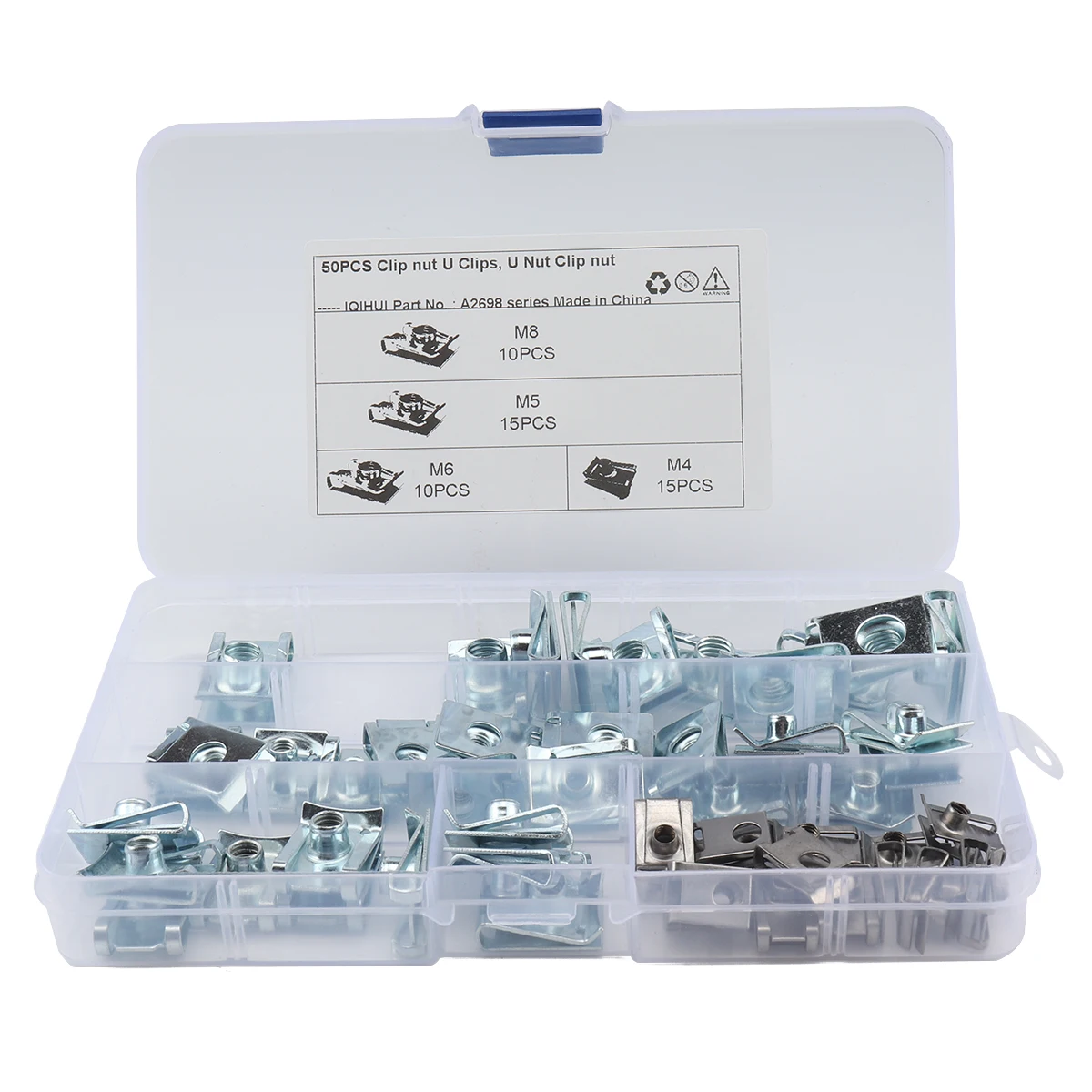 M4 M5 M6 M8 Spire Clips Chimney Nuts U Speed Fastener Assorted Kits Hand Tools Set | Автомобили и мотоциклы
