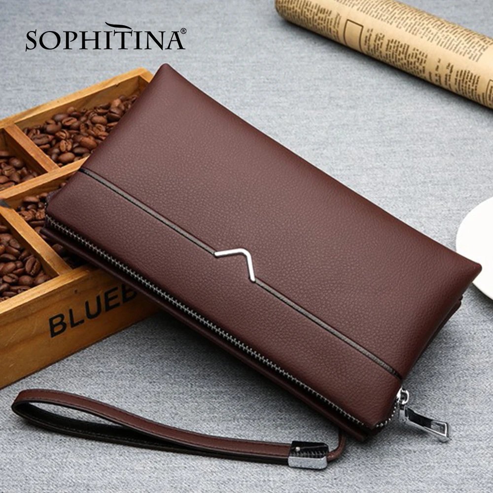 Портативные кошельки SOPHITINA для мужчин высококачественный материал