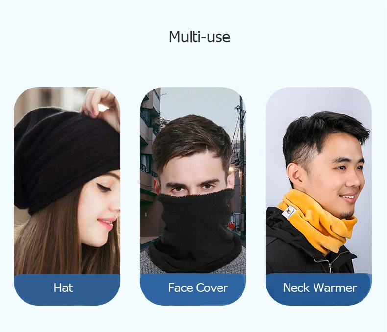 Yougle унисекс 3-в-1 флисовая зимняя Балаклава для езды на утеплители лица Уход за кожей лица Крышка шляпа шарф шейный платок для бега Лыжный Спорт Пеший Туризм езда на велосипеде