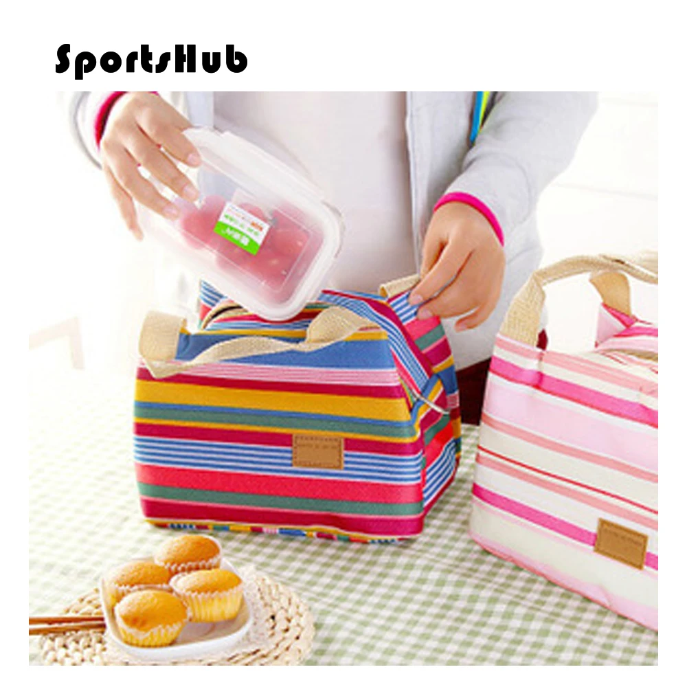Ultra-light Thermal Lunch Picnic Bag Insulated Cooler Ice Bag Lunch Box Warmer Camping Kit Hand Pouch SPORTSHUB NR0081