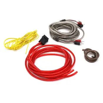 

Subwoofer Cable Amplifier Wiring Kit 10GA Audio Subwoofer Sub Power Cable Wiring Amp Audio Auto Power Amplifier Cable