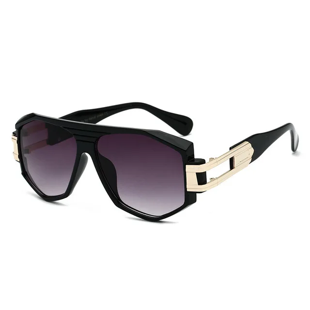 DPZ ретро солнцезащитные очки для женщин Большая оправа Мужские квадратные брендовые дизайнерские спортивные винтажные мужские солнцезащитные очки UV400 Gafas Oculos - Цвет линз: 58223 C5