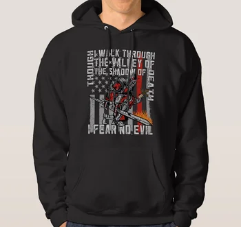 

I Fear No Evil Firefighter Crusader Unisex Hoodie
