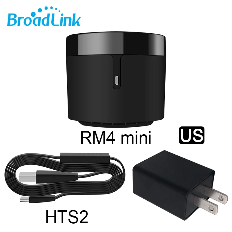 2022 Broadlink RM4 Mini RM4C Mini Smart Home WiFi IR Remote Controller Automation Modules Compatible With Alexa Google Home 