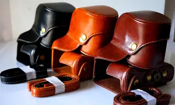 

New Pu Leather Camera Case Bag For FujiFilm XT2 X-T3 Fuji XT3 X-T2 18-55mm lens Camera Video Full Cover