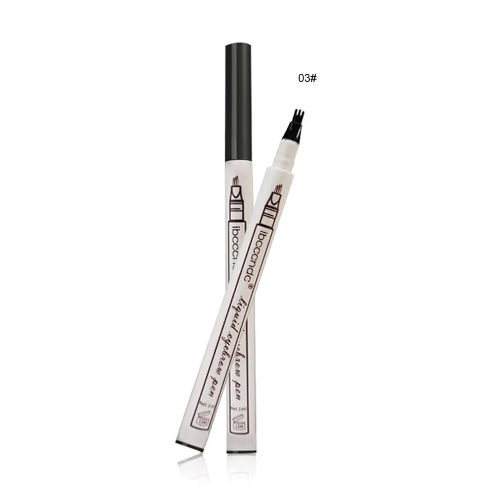 Microblading тату-ручка для бровей, тонкий эскиз, жидкая ручка для бровей, водостойкая тату, прочный карандаш для бровей, стойкий к размазыванию - Цвет: 3