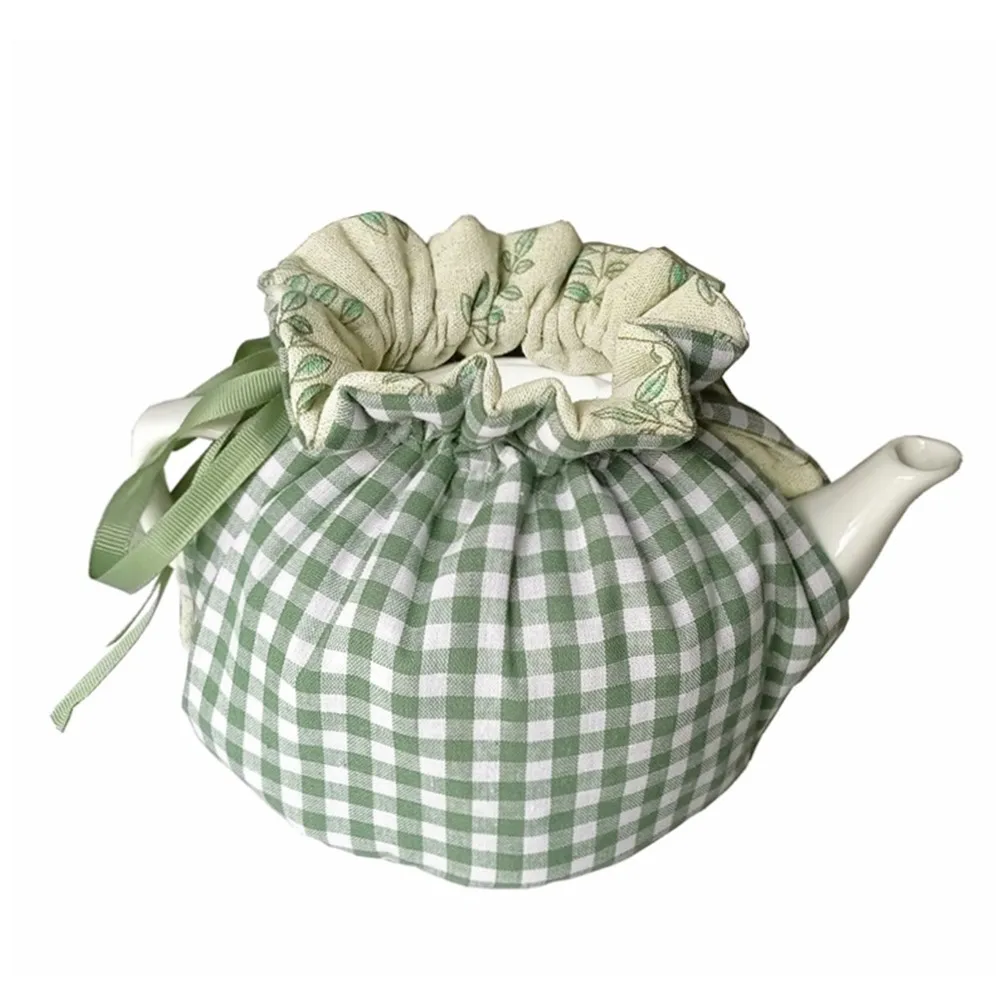 Cotton Vintage Floral Teapots Dust Cover Tea Cosy Insulation Kettle Tea Pot Protection Cover