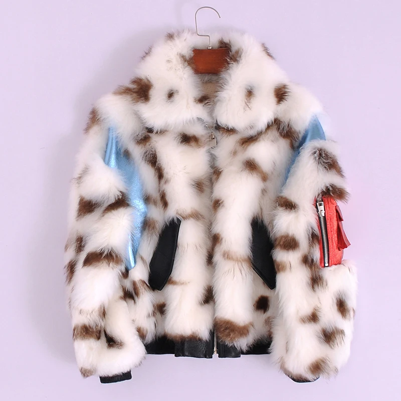 

2019 Beautiful Design Short Women Winter Coat With Long Sleeve Thick Warm Fur Coat