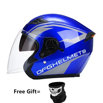 

Black“ (black) · Open Face Helmet · Pilot Retro Motorbike Scooter Motorcycle Jet · DOT certified ·