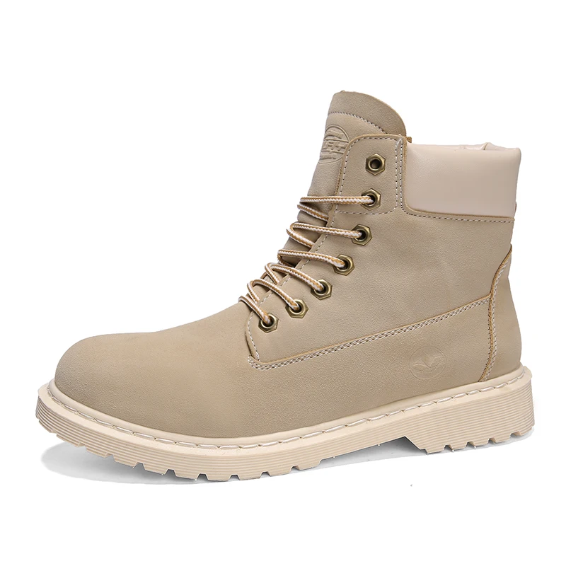 

Winter shoes men winter plus velvet men's shoes high shoes Martin boots tooling boots cold head shoes men's casual shoes