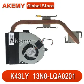 

AK Original For ASUS K43LY Laptop CPU GPU Cooling Heatsink FAN 13N0-LQA0201 100% Tested Fast Ship