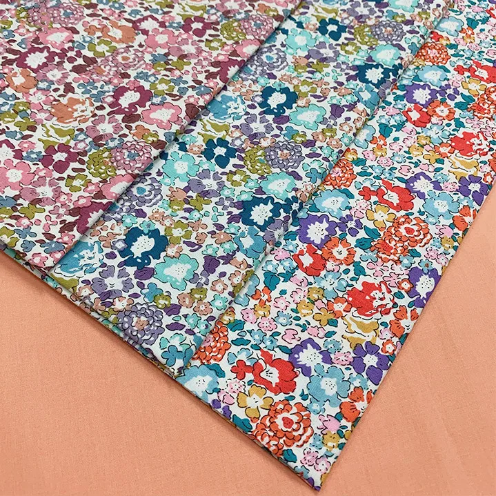 SILVIO Tiny Flowers, Italian Cotton