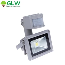 AC/DC 12 В 10 Вт PIR датчик движения светодиодный светильник прожектор наружный светильник водонепроницаемый IP65 индукционный проектор светильник