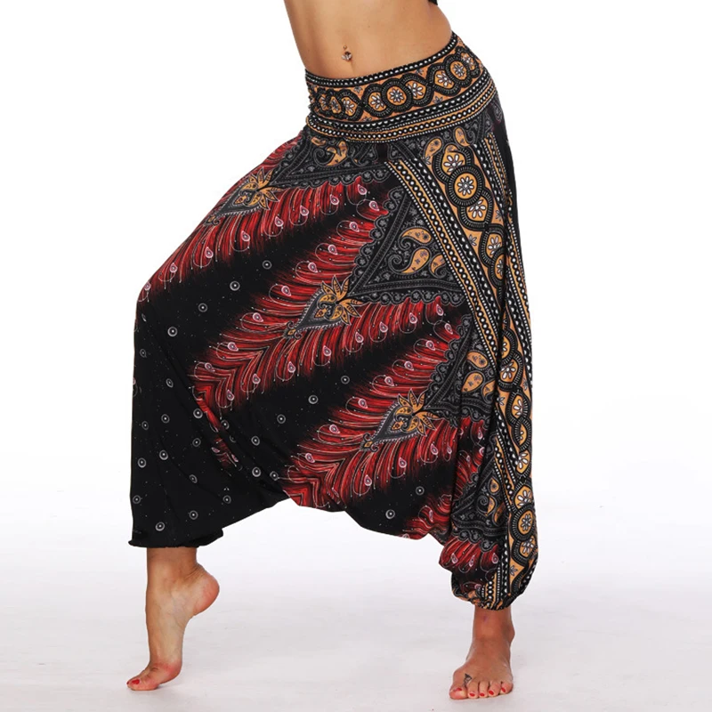 Женские шаровары брюки леггинсы мешковатые Boho хиппи Йога гарем брюки