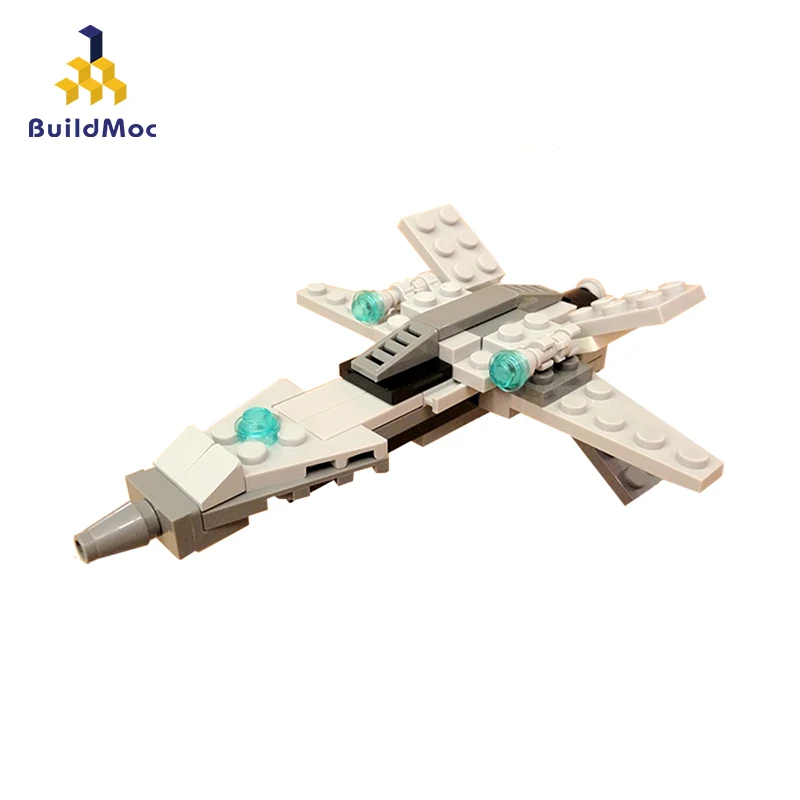 

BuildMoc 0996 siX-wing Star war DIY Building Blocks Kit Bricks Set Brand Toys Compatible Gifts for Children Block Size Model