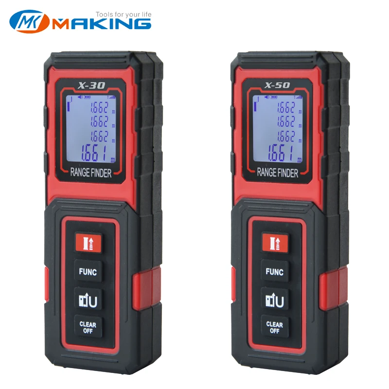 Laser Meter Laser Rangefinder Backlight Digital Distance Meter Measure Range Trena Laser Tape Laser Ruler Roulette Build Tool