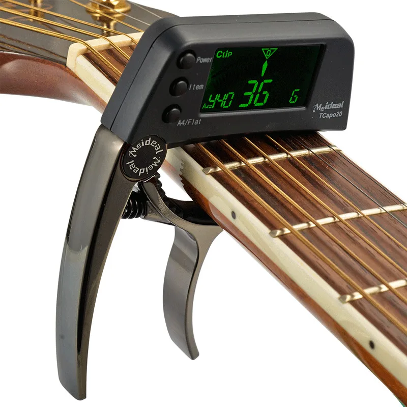 Хроматический с зажимом гитарный тюнер Скрипка-укулеле бас электронный цифровой метроном