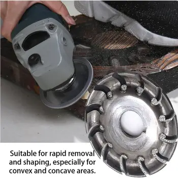 

High Speed Steel Rapid Shaping Cutter Angle Grinder Blade Practical Sturdy Electrical Accessories Wood Cutting Root Carving