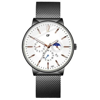 

часы мужские High-End Simple Calendar Men's Watch Quartz Stainless Steel Watch relogio masculino часы женские erkek kol saati