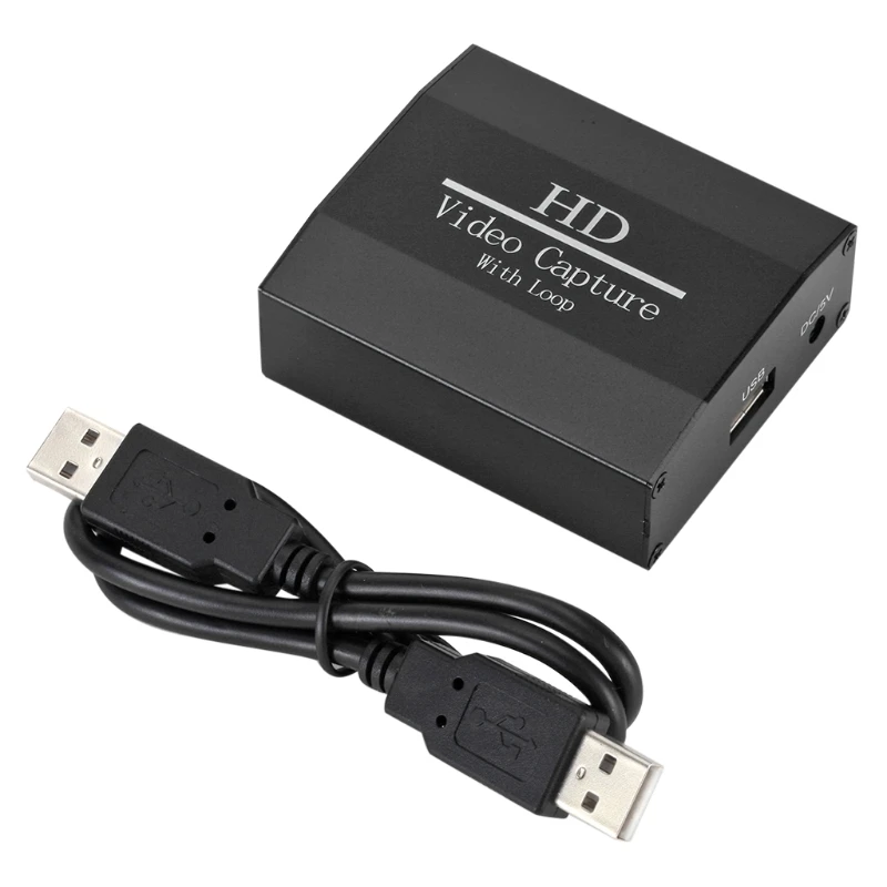 Карта видеозахвата 4K 1080p с контуром выхода HDMI-совместима USB 2 0 устройство записи |