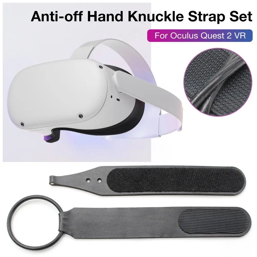 Oculus Quest 2 VR-correa para la muñeca con control, correa para la muñeca con agarre de la manija VR, cinturón de fijación antideslizante, accesorios ajustables