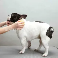 Pet Washer Dog Cat szczotka do masażu grzebień Cleaner Puppy Wash Tools miękki delikatny silikon szczeciny szybko Cleaing pędzle 5