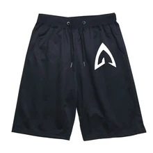 Стрелка Повседневное дышащие штаны мужские Для женщин спортивные короткие штаны Jogger Фитнес по колено брюки Оливер queen тренажерный зал тонкий впитывает пот и Штаны