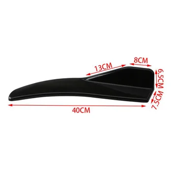 

2PCS Universal Improved Rear Lip And Side Skirts Car Mini Rear Spoiler Bumper Small Surround Rear Lip Decorative Spoiler
