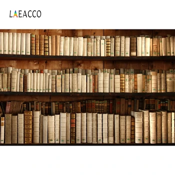 

Laeacco Library Photo Background Books Bookselves Literature Document Photography Backdrop For Photo Studio Photocall Photozone