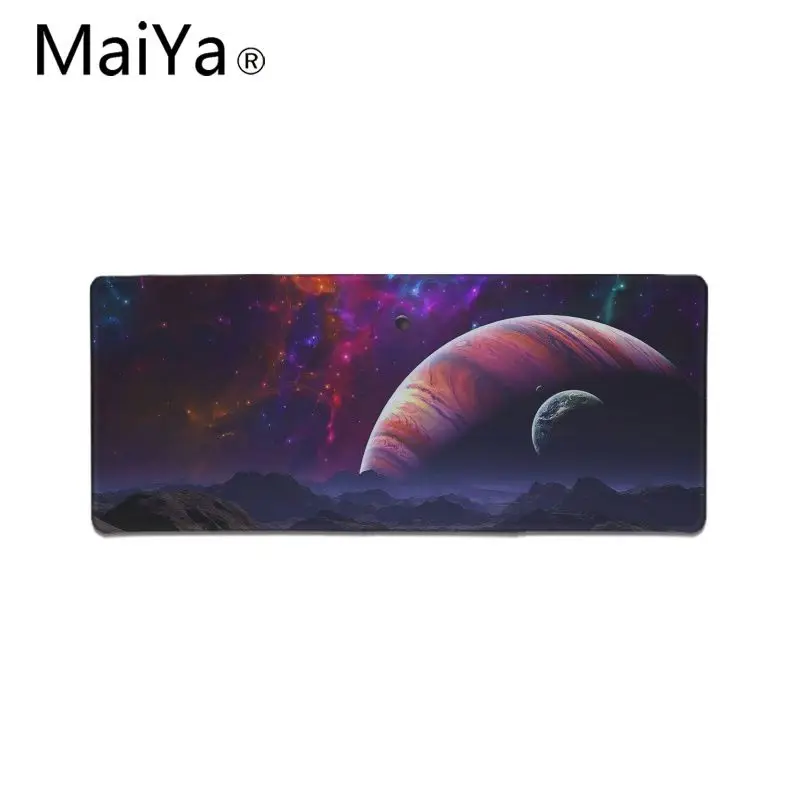 MaiYa Star Space натуральный каучук игровой коврик для мыши Настольный коврик скорость/контроль версия большой игровой коврик для мышки с Аниме Коврик для мыши - Цвет: Lock Edge 30x60cm