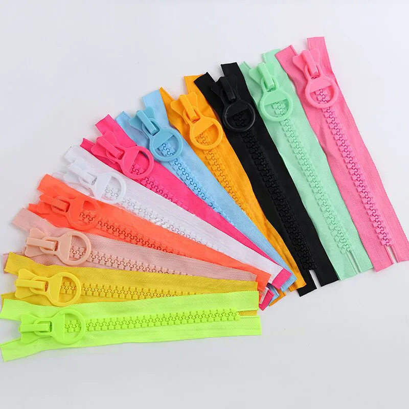 20 Super Large Plastic Zipper Heavy Duty Zippers Bulk for DIY