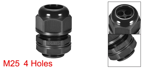 for 5.6-7.3mm Wire Uxcell M25 кабельный ввод 2-8 отверстий водонепроницаемый нейлоновый соединитель для 2,5-4 мм 3,4-4,8 мм 3,5-5,2 мм 3,6-5,2 мм 4-6 мм диаметр провода - Цвет: for 5.6-7.3mm Wire