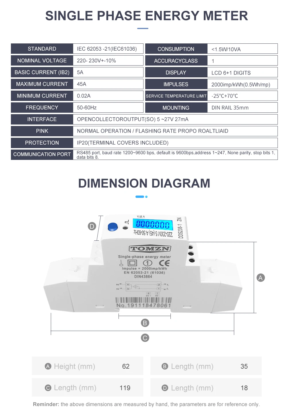hora do watt do kwh do trilho